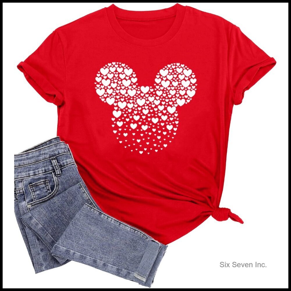 Magic Kingdom Castle Graphic Tee Casual Vacation Holiday Short Sleeve Top